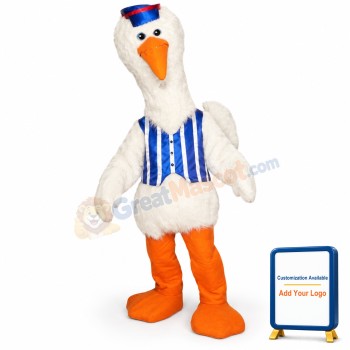 Stork Mascot Costume Adult Costume