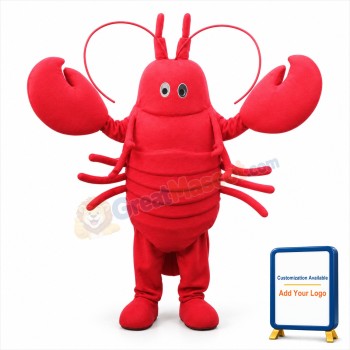 Crayfish Mascot Costume Lobster Adult Costume
