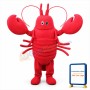Crayfish Mascot Costume Lobster Adult Costume