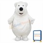 Giant Big Fat Polar Bear Mascot Costume