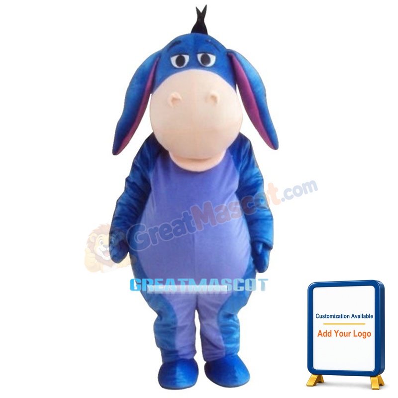 Eeyore Donkey Mascot Costume