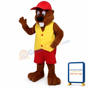 Beaver Mascot Costumes Free Shipping