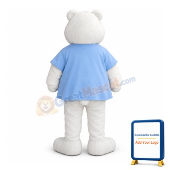 White Bear Mascot Costume