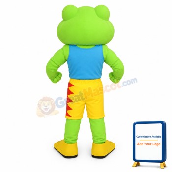 Power Frog Mascot Costume