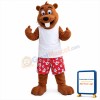 Happy Beaver Mascot Costume