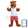 Happy Beaver Mascot Costume