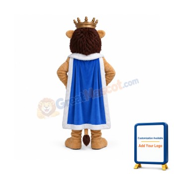 Power Muscular Lion Mascot Costume