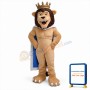 Power Muscular Lion Mascot Costume