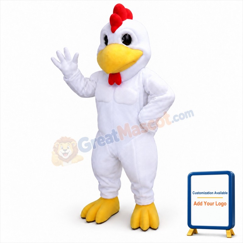 Power Rooster Mascot Costume