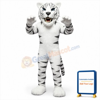 White Tiger Mascot Costume