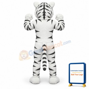 White Tiger Mascot Costume
