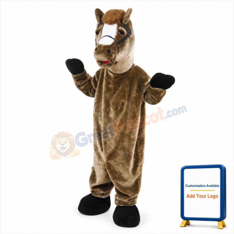 Cute Horse Mascot Costume
