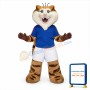Cute Tiger Mascot Costume