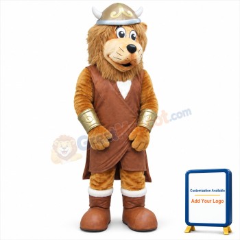 Viking Lion Mascot Costume