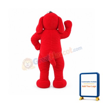 Big Red Dog Mascot Costume