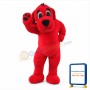 Big Red Dog Mascot Costume