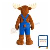 Cute Moose Mascot Costume