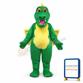 Adult Green Fly Dragon Mascot Costumes