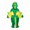 Adult Green Fly Dragon Mascot Costumes