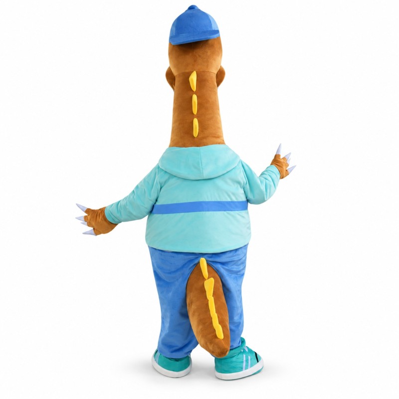 Happy Dinosaur Mascot Costume
