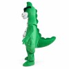 Cool Green Dinosaur Mascot Costume