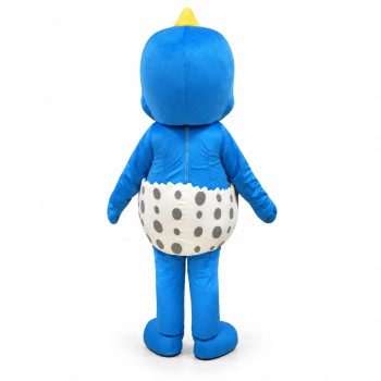 Blue Dinosaur Mascot Costume