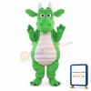 Green Adult Dragon Mascot Costume