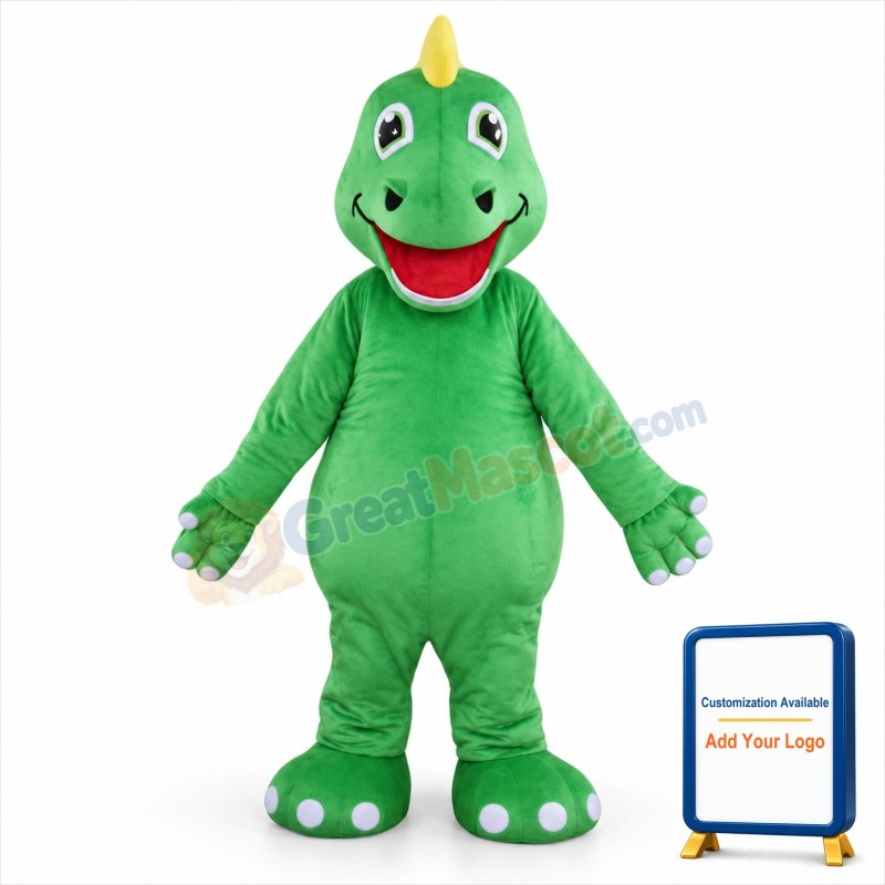 Green Adult Dinosaur Mascot Costumes