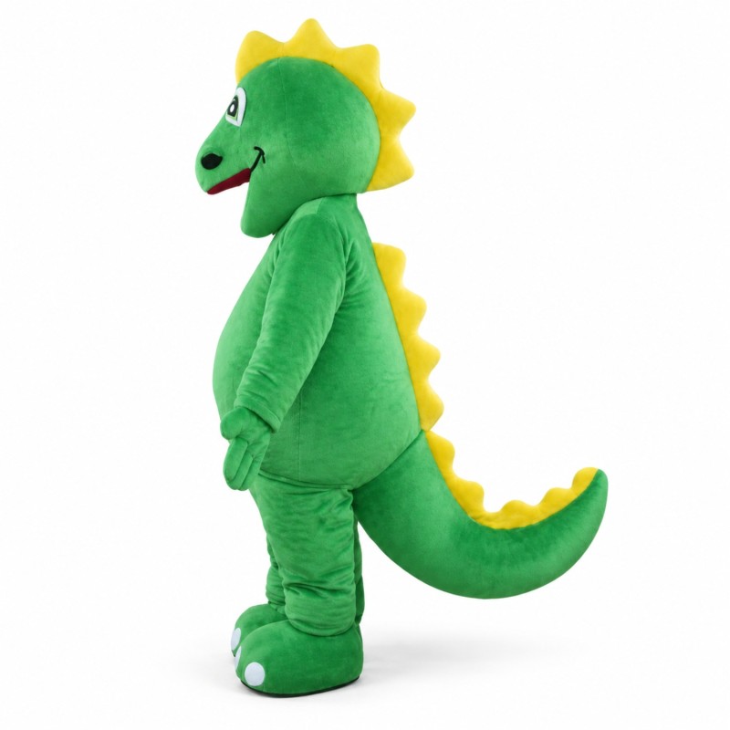 Green Adult Dinosaur Mascot Costumes