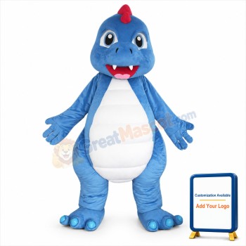 Blue Dinosaur Mascot Costumes