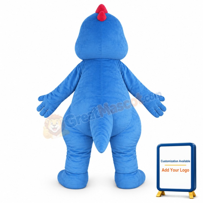 Blue Dinosaur Mascot Costumes