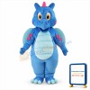 Cute Blue Dragon Mascot Costume