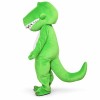 Adult Mascot Costume Green Dinosaur Costume