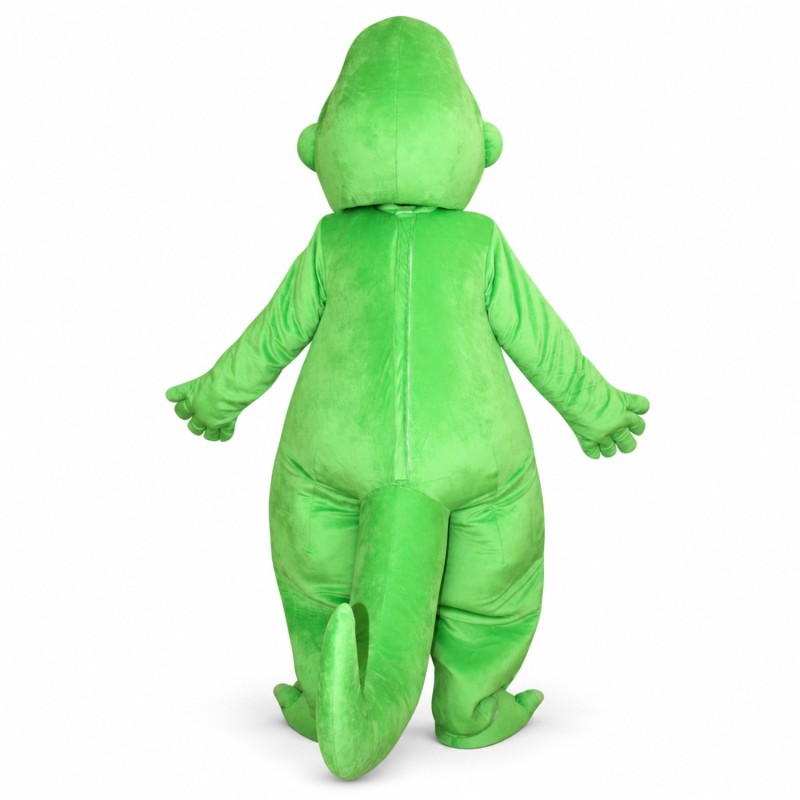 Adult Mascot Costume Green Dinosaur Costume