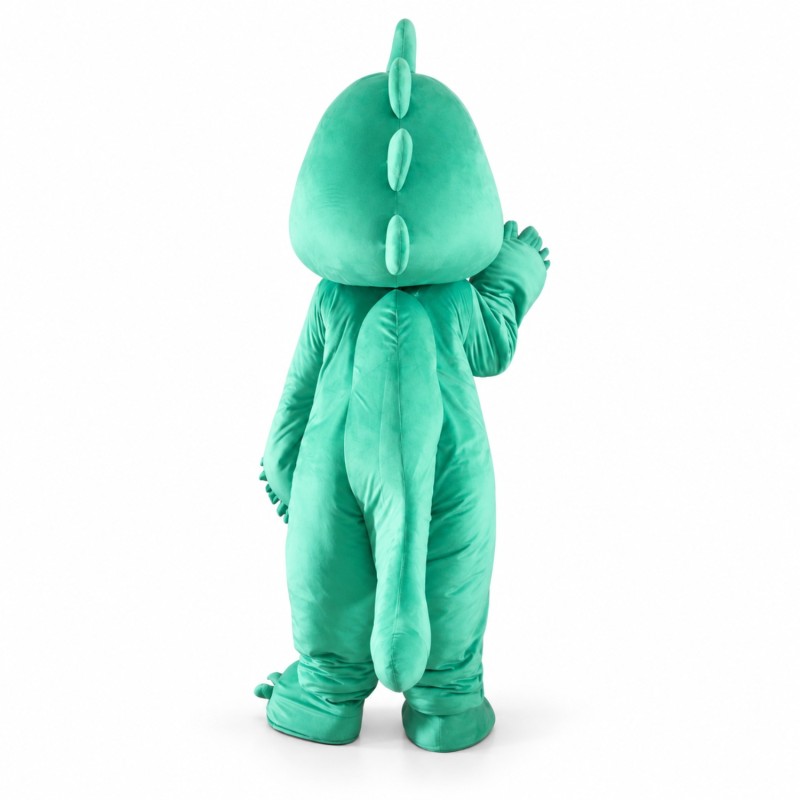 Green Dinosaur Mascot Costume for Adults