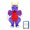 Purple Dragon Mascot Costume for Adults