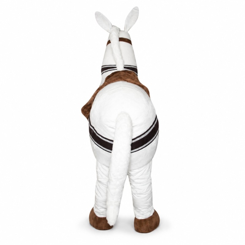 2 Person White Horse Mascot Costumes