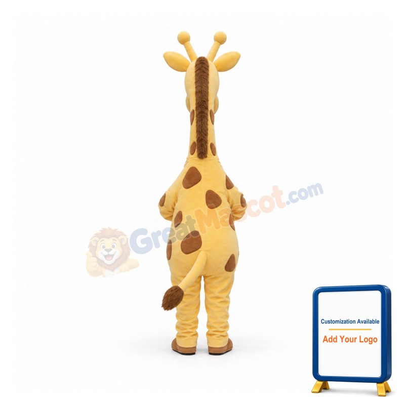 Cartoon Animal Giraffe Mascot Costume