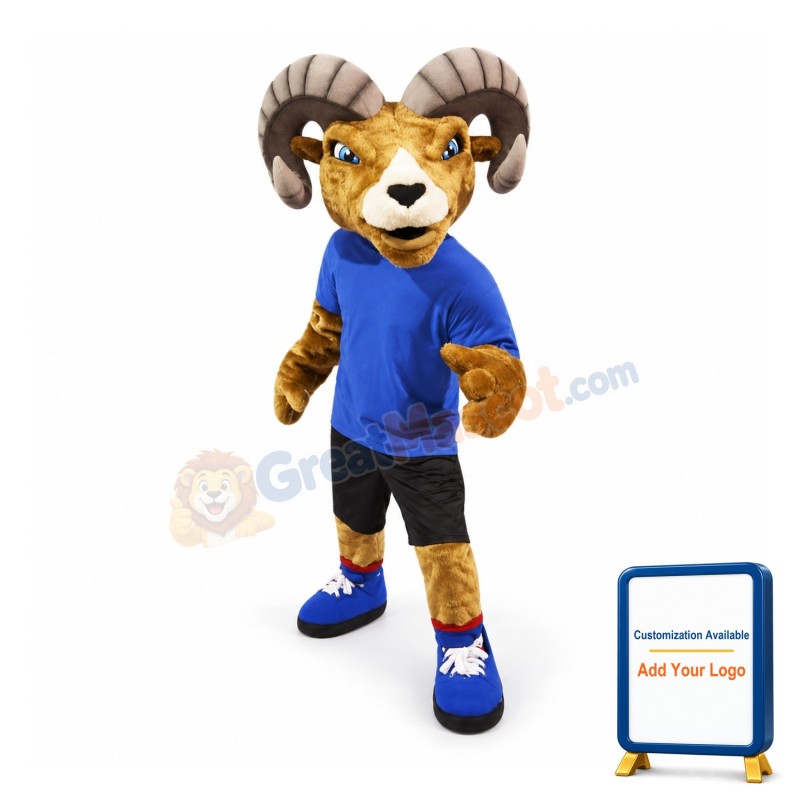 Adult Sport Ram Mascot Costume