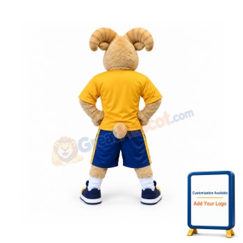 Cute Sport Ram Mascot Costume