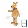 Cute Gold Dog Mascot Costume