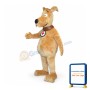 Cute Gold Dog Mascot Costume