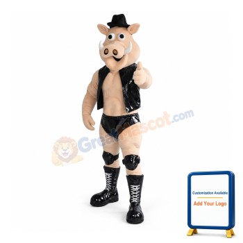 Power Muscle Boar Mascot Costume