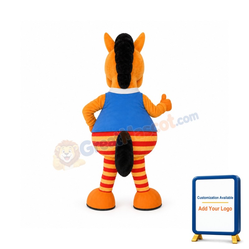 Cute Animal Horse Mascot Costume
