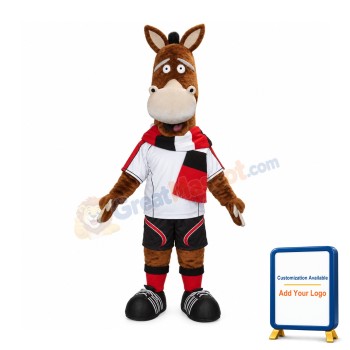 Cute Adult Horse Mascot Costume