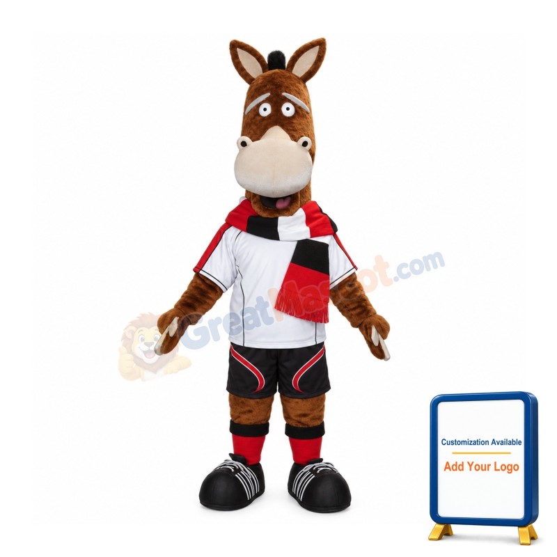 Cute Adult Horse Mascot Costume