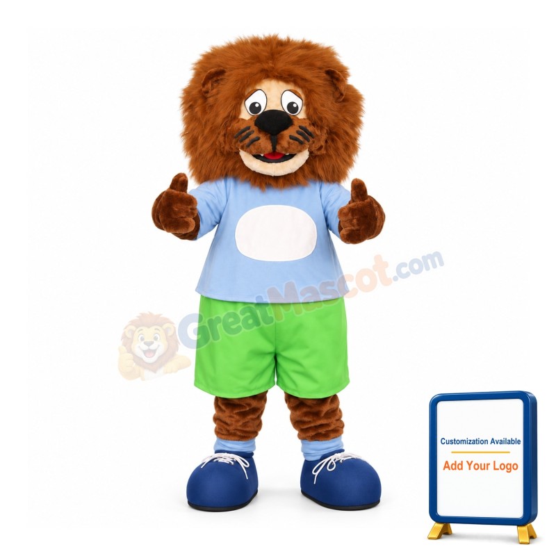 Cute Animal Lion Mascot Costume