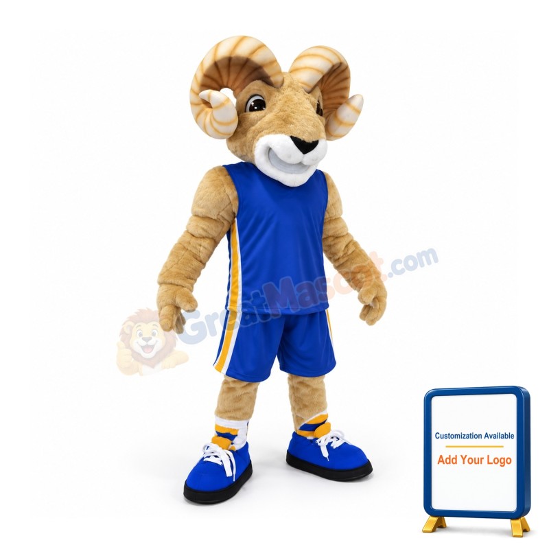 Power Sport Rams Mascot Costume