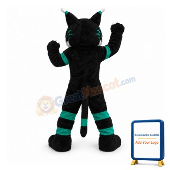 Colorful Wildcat Mascot Costume
