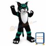 Colorful Wildcat Mascot Costume